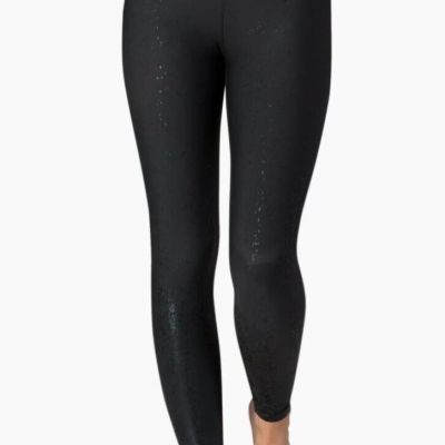 Beyond Yoga Alloy Speckled Full Length Black Leggings Womens Size Sm High Waist